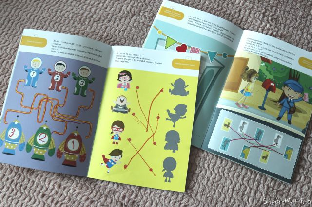 Zece cărți cu activități pentru copii - 3-4-5 ani