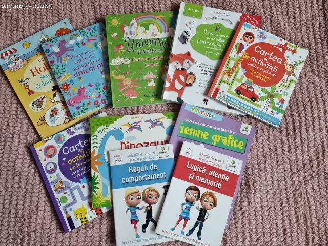Zece cărți cu activități pentru copii - 4-6 ani